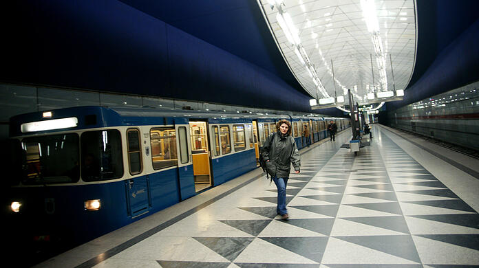Der U-Bahnhof Hasenbergl. Der Vorfall ereignete sich an der Oberfläche des Bahnhofs. (Archivbild)