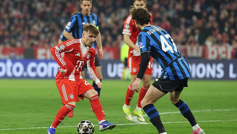 Agierte gegen Atalanta Bergamo auf dem rechten Fl&uuml;gel: Lennart Karl.