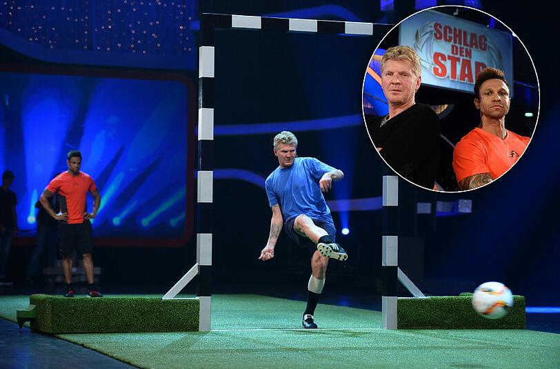 Daniel Aminati brauchte gerade einmal sieben Spiele, um Stefan Effenberg die Grenzen aufzuzeigen. Selbst beim Fußball-Spiel konnte sich der Ex-Bundesliga-Profi nicht gegen den "taff"-Moderator durchsetzen.