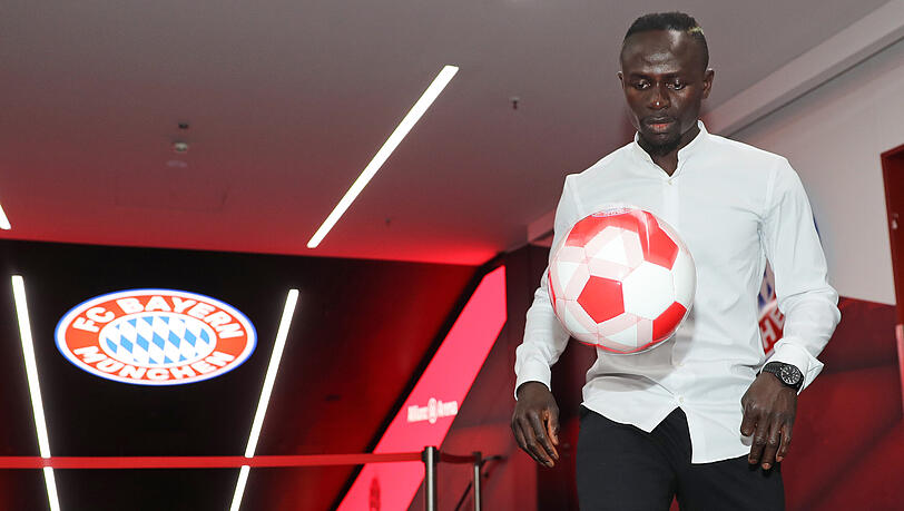 Bald auch auf dem Rasen für den FC Bayern am Ball: Sadio Mané.