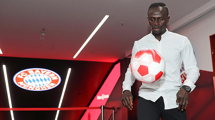 Bald auch auf dem Rasen für den FC Bayern am Ball: Sadio Mané.