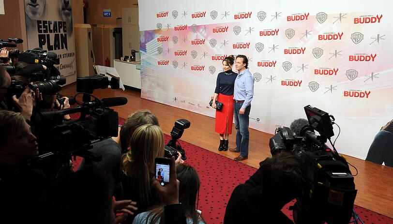 Bully Herbig präsentierte am Montag seinen neuen Film "Buddy" im Cinemaxx.
