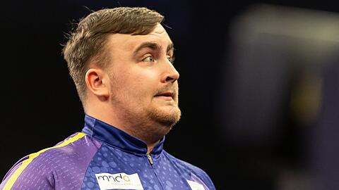 Luke Littler ist nach dem Finale enttäuscht.