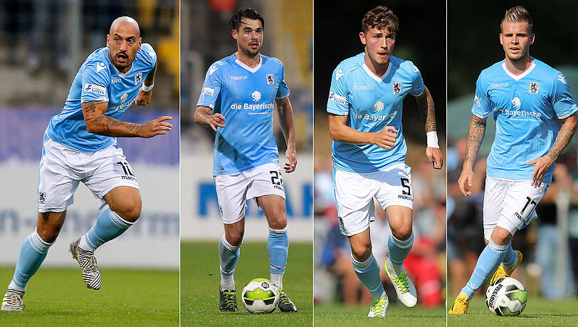 Von links: Timo Gebhart, Aaron Berzel, Nicolas Andermatt und Daniel Wein. Von links: Timo Gebhart, Aaron Berzel, Nicolas Andermatt und Daniel Wein.