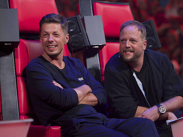 Michi Beck (li.) mit seinem Fanta-Vier-Kollegen Smudo