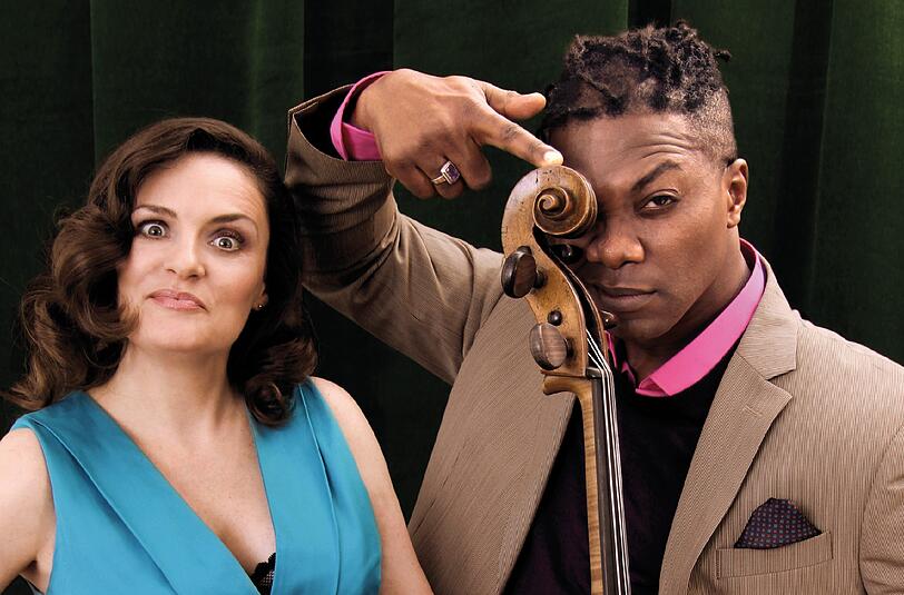 Carrington-Brown: Rebecca, Colin und Cello Joe.