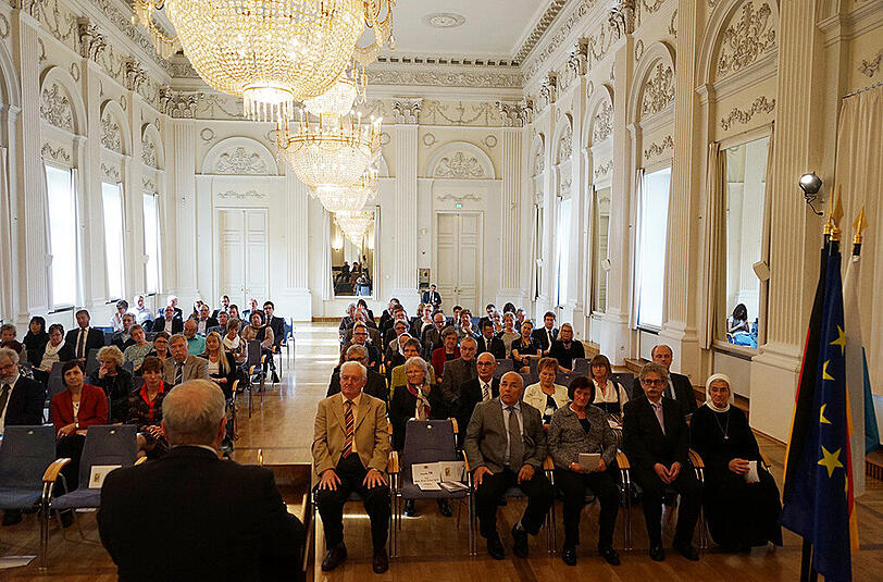 Die Jubilare wurden am Montag im Max-Joseph-Saal in der Residenz geehrt.