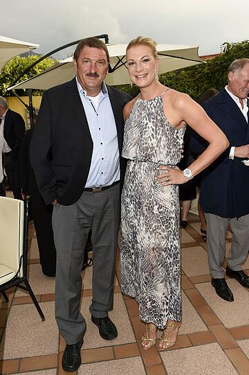 Strahle-Duo: Maria Höfl-Riesch mit ihrem Vater Siegfried Riesch.