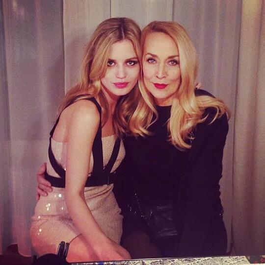 Georgia May Jagger (hier mit Mutter Jerry Hall)