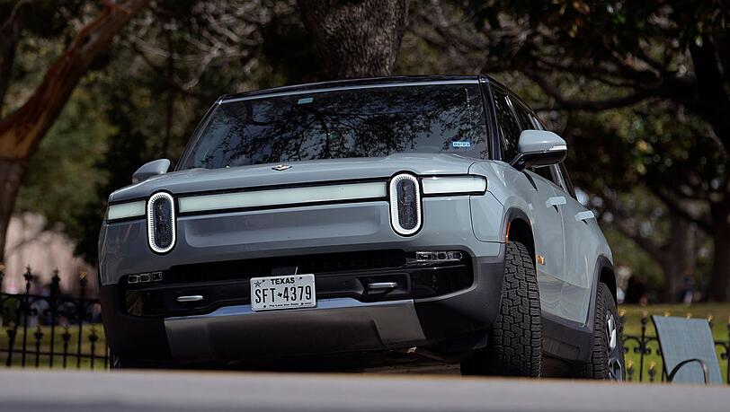 Rivian fordert mit seinen Fahrzeugen Tesla in den USA heraus. (Archivbild)