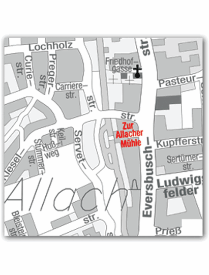 Hier liegt die Straße Zur Allacher Mühle.