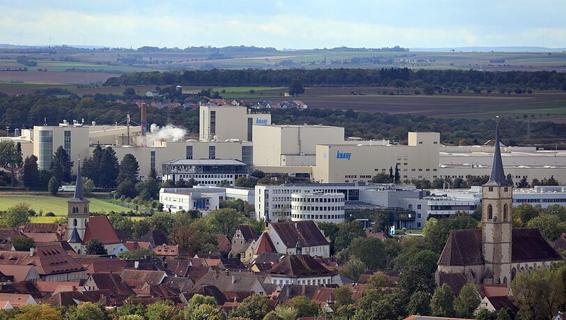 Der Baustoffhersteller Knauf plant mit einem anderen Unternehmen eine Gipsrecycling-Anlage in Mittelfranken. (Archivbild)