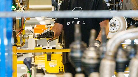 Opel baut am Stammsitz R&uuml;sselsheim den Astra.