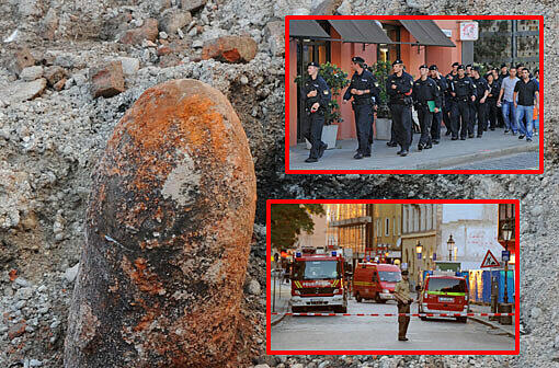 Bombenfund in Schwabing: Die Bilder
