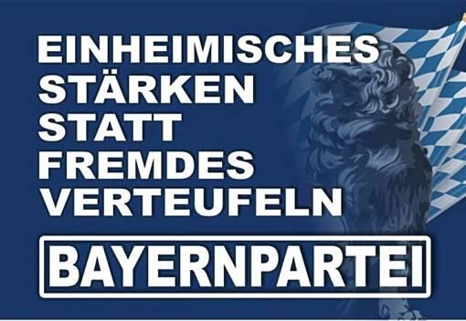 Mit dem Slogan "Einheimisches stärken statt Fremdes verteufeln" zog die BP schon 2008 in den Münchner Stadtratswahlkampf. Er soll zeigen, dass Heimatliebe nichts mit Fremdenfeindlichkeit zu tun hat.