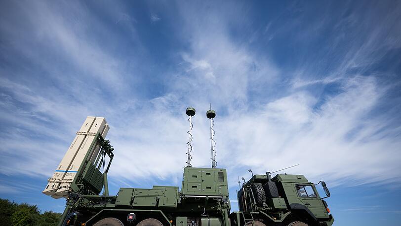 Der Raketenwerfer des Flugabwehrsystems Iris-T (Archivbild)