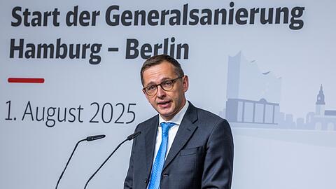 Der Vordstandsvorsitzende der DB Infrago, Philipp Nagl, nennt die Generalsanierung einen "echten Kraftakt".
