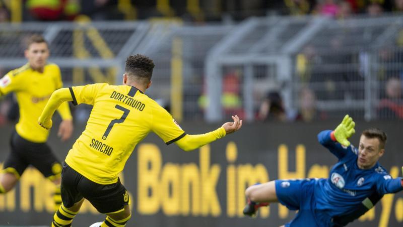 Jadon Sancho machte das BVB-Tor zum 1:0. Jadon Sancho machte das BVB-Tor zum 1:0.