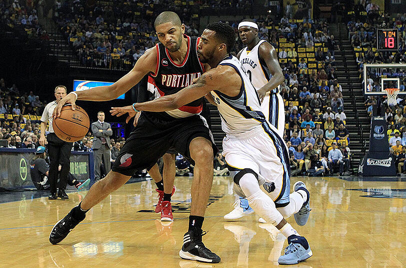 Nicolas Batum (Frankreich, links)