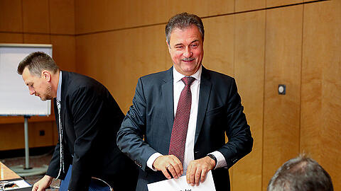Am Montag guter Dinge: GDL-Chef Claus Weselsky