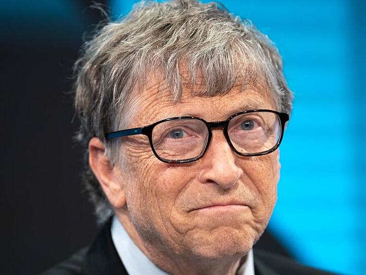 Bill Gates, Vorsitzender der Bill & Melinda Gates Foundation, aufgenommen bei einer Sitzung im Rahmen des Weltwirtschaftsforums.