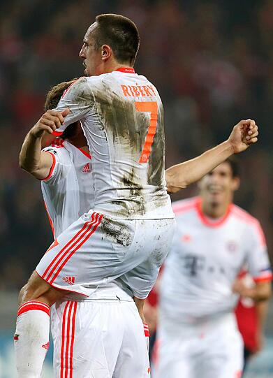 Die Bayern gegen Lille - sehen Sie hier die Bilder des Spiels.
