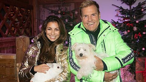 Dieter Bohlen und seine Carina auf einem Weihnachtsmarkt im vergangenen Jahr