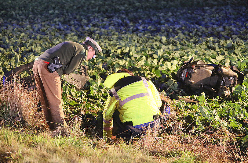 Bilder vom tragischen Unfall in Mößling, bei dem zwei 15-jährige Schülerinnen starben.