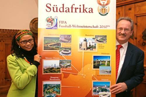 Warb auch schon mit OB Christian Ude für die WM in ihrem Land: Generalkonsulin Tselane Mokuena