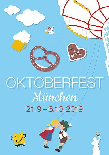 Welches Motiv wird zum Wiesnplakat 2019? 52 Motive stehen insgesamt online zur Auswahl.