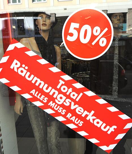 50 Prozent auf jede Klamotte.