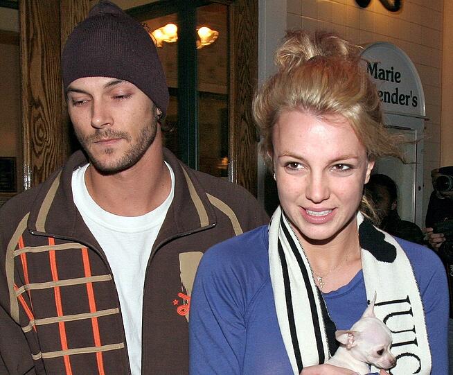 Es war eine wilde Ehe, die nach nur zwei Jahren mit zwei gemeinsamen Söhnen endete: Von September 2004 bis November 2006 war Pop-Sängerin Britney Spears mit ihrem Background-Tänzer Kevin Federline verheiratet. Mittlerweile sind die beiden gut befreundet, haben andere Partner.