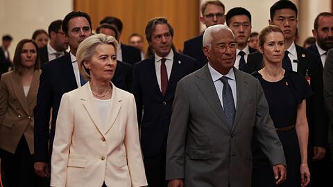Ursula von der Leyen und António Costa sprachen in Peking mit Chinas Staatsführung.