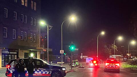 Der Tatort ist weiträumig abgesperrt.