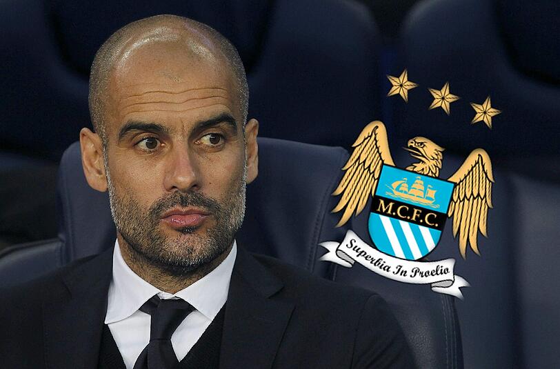 Pep Guardiola wechselt zum sechst-wertvollsten Klub der Welt: Manchester City. Wert: 1,921 Milliarden Dollar
