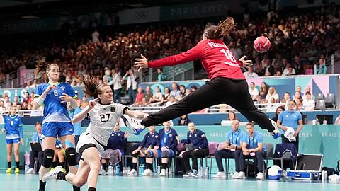 Julia Maidhof überzeugte im dritten Gruppenspiel gegen Slowenien.