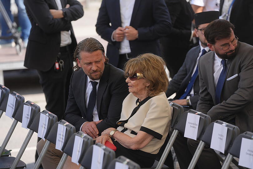 Kulturreferent Marek Wiechers und Charlotte Knobloch, Präsidentin der Israelitischen Kultusgemeinde München. Kulturreferent Marek Wiechers und Charlotte Knobloch, Präsidentin der Israelitischen Kultusgemeinde München.