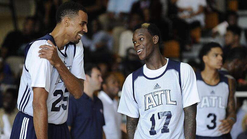 Thabo Sefolosha und Dennis Schröder spielen gemeinsam bei den Atlanta Hawks