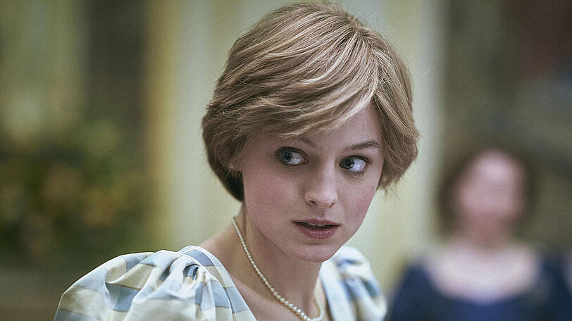 Emma Corrin als Prinzessin Diana in "The Crown".