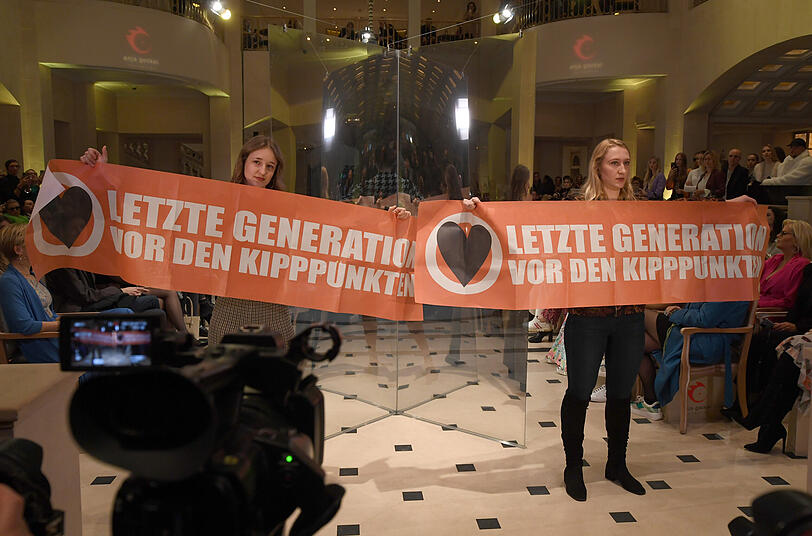 Klimaaktivisten bei Anja Gockel