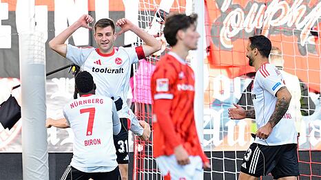 Robin Knoche rettete dem 1. FC Nürnberg einen späten Punkt.