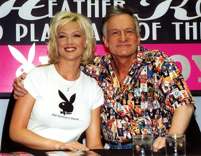 Heather Kozar, das Playmate des Jahres 1999, war sein Lieblingshäschen.