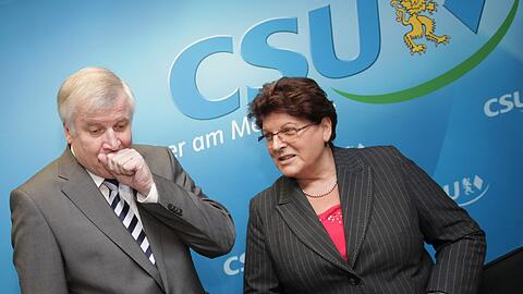 Die Scheinheiligen: Horst Seehofer und Barbara Stamm halten zusammen gegen Journalisten.