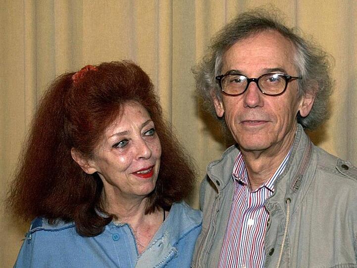 Das Künstlerpaar Christo und Jeanne Claude im Jahr 2001 in Berlin.
