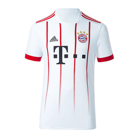 Weiß mit roter Raute: So sieht das neue Champions-League-Trikot des FC Bayern aus.