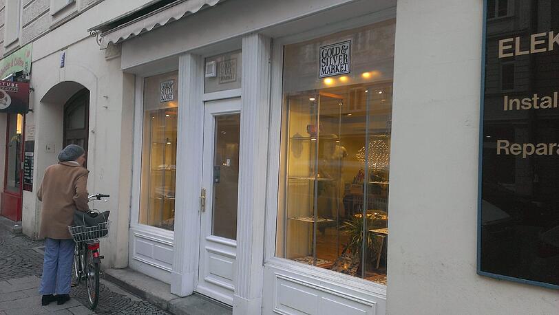 Schmuckstück in der Maxvorstadt: Der neue "Gold & Silvermarket" in der Türkenstraße.