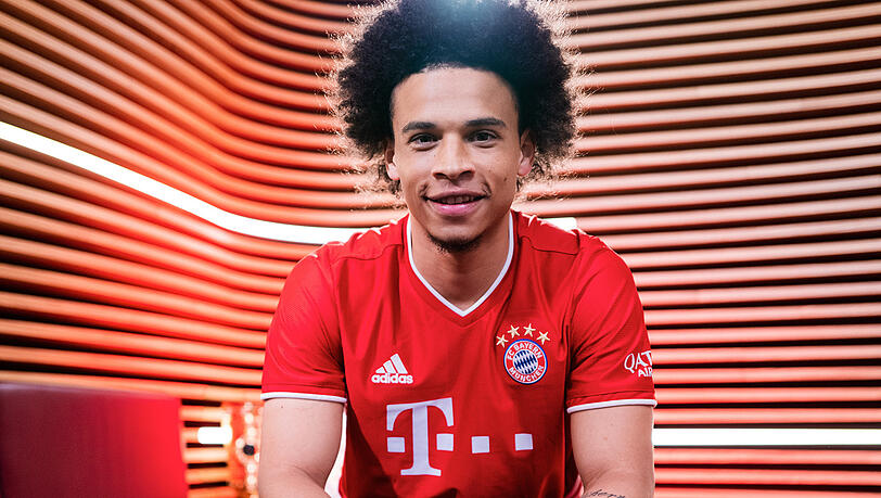 Neuer Superstar des FC Bayern: Neuzugang Leroy Sané. Neuer Superstar des FC Bayern: Neuzugang Leroy Sané.