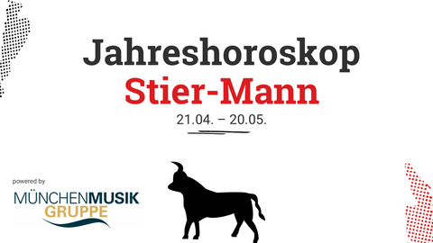 Das Jahreshoroskop 2025 für den Stier-Mann.