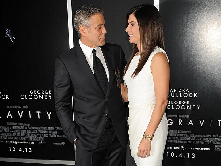 George Clooney und Sandra Bullock feiern in New York die Premiere von "Gravity"