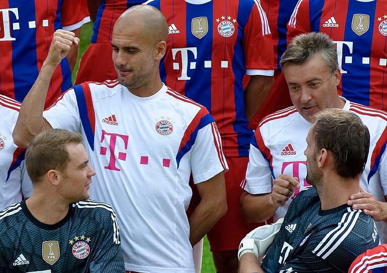 Bilder vom offiziellen Fototermin der Bayern.